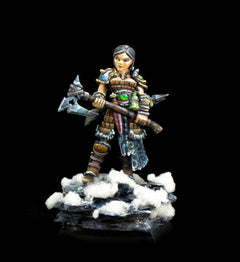 Dark Heaven Legends: Hanei, Female Warrior Human Barbarian