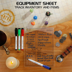 Enhance: Acrylic Character Sheet Set