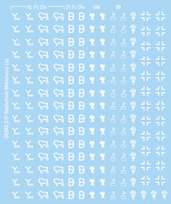 Flames of War: German DAK Decals