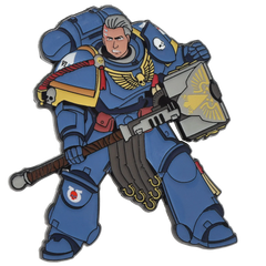 Foam Brain Mystery Loot: 40K Enamel Pins - Ultramarines vs Tyranids
