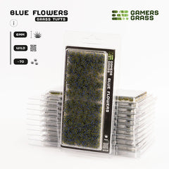 Gamers Grass Tufts: Blue Flowers - Wild