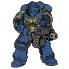 Foam Brain Mystery Loot: 40K Enamel Pins - Ultramarines vs Tyranids