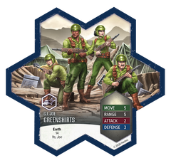 Heroscape: G.I. Joe - Greenshirts & Battle Copter Common Army Expansion