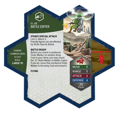 Heroscape: G.I. Joe - Greenshirts & Battle Copter Common Army Expansion
