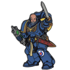 Foam Brain Mystery Loot: 40K Enamel Pins - Ultramarines vs Tyranids