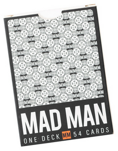 Mad Man Playing Cards: White Edition
