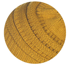 Warm Hat Thickening Not Fleece-lined Knitting Plus Fur Ball