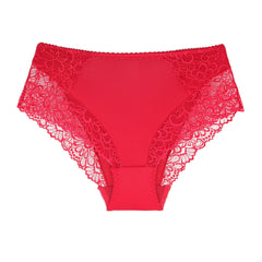 Lace Plus Size Women's Triangle High Waist Underwear