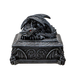 Celtic Dragon Box: Trinket Box - Mythical Winged Guardian