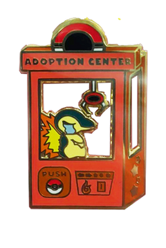Pokemon: Cyndaquill Adoption Center Enamel Pin