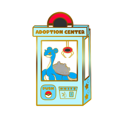 Pokemon: Lapras Adoption Center Enamel Pin