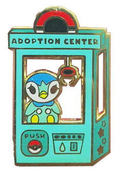 Pokemon: Piplup Adoption Center Enamel Pin