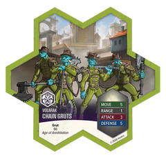 Heroscape: Age of Annihilation - Chain Gruts & Ramosaur Rider - Common Army Expansion