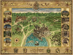 Ravensburger: Puzzle - Harry Potter - Hogwarts Map