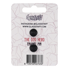 Enamel Pin: D20 Hero