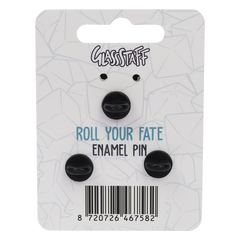 Enamel Pin: Roll Your Fate D20 Large Spinner