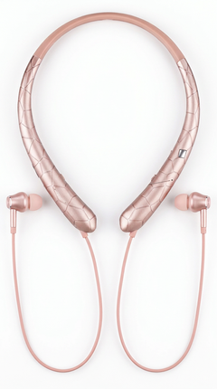 Sports Bluetooth Neckband Headphones with Retractable Wire for Handsfree Calls and Stereo Sound