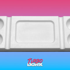 Turbo Dork: Paint Tools - Silicone Dry Palette - White - Large
