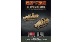 Flames of War: German SD KFZ 251 Flamethrower Platoon (Late War)