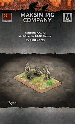 Flames of War: Soviet Maksim MG Company (Mid War)