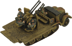 Flames of War: German SD KFZ 7/1 Quad AA Platoon (Mid War)