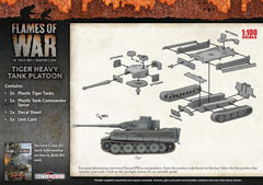 Flames of War: German Tiger Heavy Tank Platoon (Mid War)