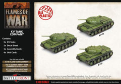 Flames of War: Soviet KV Tank Company (Late War)