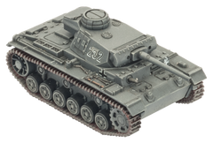 Flames of War: German Panzer III Tank Platoon (Mid War)