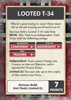 Flames of War: German Iron Cross Command Cards