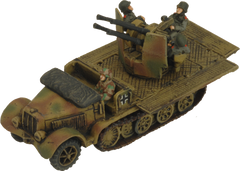 Flames of War: German SD KFZ 7/1 Quad AA Platoon (Mid War)
