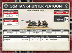 Flames of War: German 5cm Tank-Hunter Platoon (Mid War)