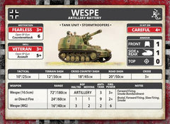 Flames of War: German Wespe Artillery Battery (Mid War)