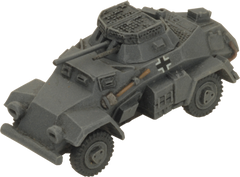 Flames of War: German SD KFZ 221 and 222 Light Scout Troop (Mid War)