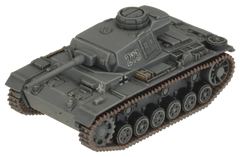 Flames of War: German Panzer III Tank Platoon (Mid War)