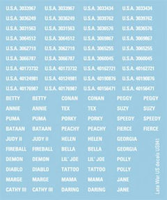Flames of War: American Decals