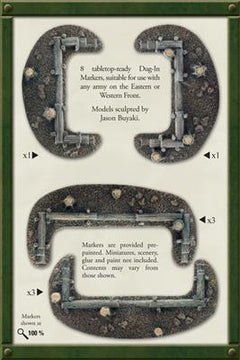 Flames of War: Log Emplacements - Dug In Markers