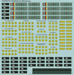 Team Yankee: West German Decal Set
