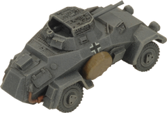 Flames of War: German SD KFZ 221 and 222 Light Scout Troop (Mid War)