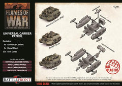 Flames of War: British Universal Carrier Patrol (Late War)