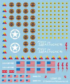 Flames of War: American Decals