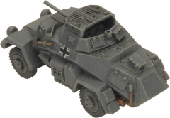 Flames of War: German SD KFZ 221 and 222 Light Scout Troop (Mid War)