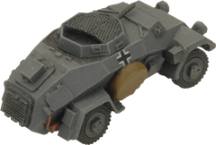 Flames of War: German SD KFZ 221 and 222 Light Scout Troop (Mid War)