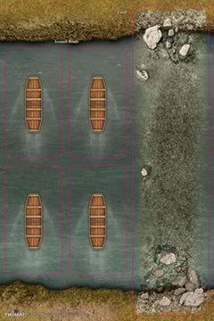 Flames of War: Bagration - River Assault Mission Terrain Pack