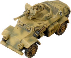 Flames of War: German SD KFZ 221 and 222 SS Scout Troop (Late War)