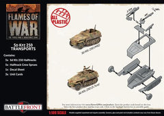 Flames of War: German SD KFZ 250 Transports (Late War)