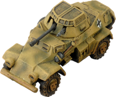 Flames of War: German SD KFZ 221 and 222 SS Scout Troop (Late War)