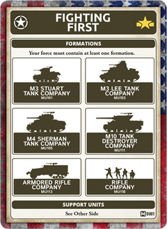 Flames of War: American Patton’s Fighting First (Mid War)