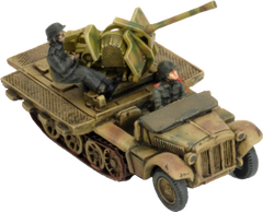 Flames of War: German SD KFZ 10/4 Light AA Platoon (Late War)