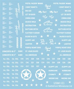 Flames of War: American Decals