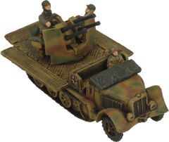 Flames of War: German SD KFZ 7/1 Quad AA Platoon (Mid War)